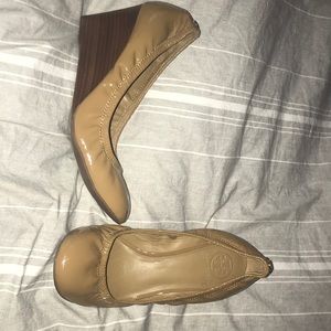 Tory Burch Patent Leather Wedges 9.5